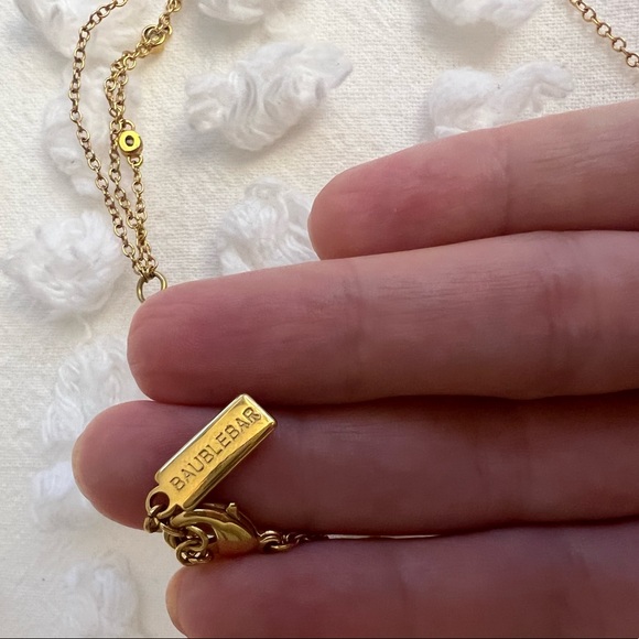 BaubleBar Gold 3-Layer Necklace - Picture 3 of 3